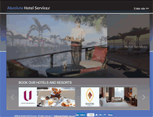 Tablet Screenshot of absolutehotelservices.com